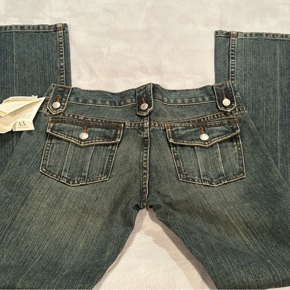 Armani Exchange Denim - Vintage 90’s Authentic Armani Exchange Flare Bootleg Pants Jeans Size 4
